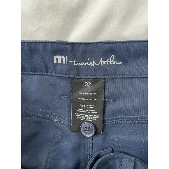 Travis Mathew Navy Sz 32 Waist Open To Close Pants 79194-00. - Picture 7 of 8